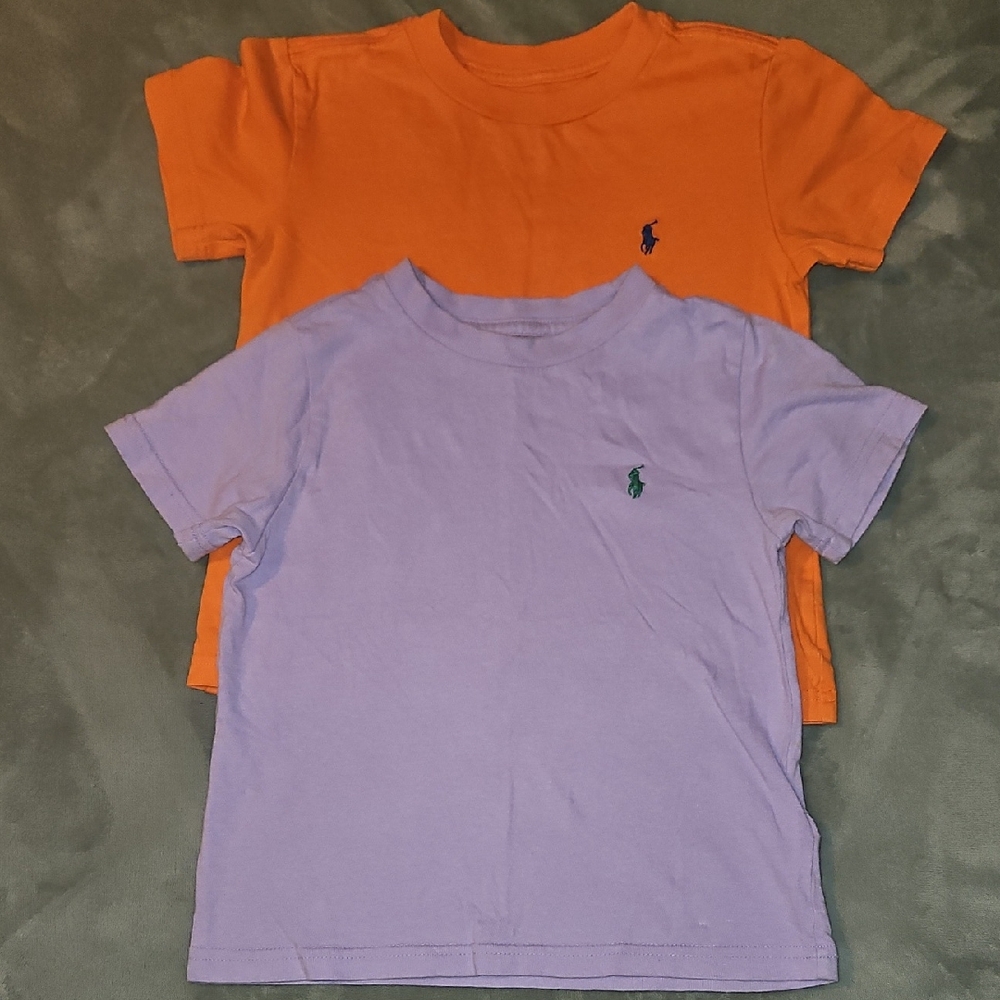 Polo by Ralph Lauren Kids' Orange and Lavender Tees